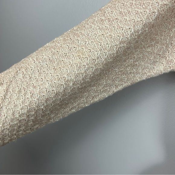 RW & CO Floral Embroidered Cinched Waist Tunic Sweater XS Cream - Picture 8 of 13